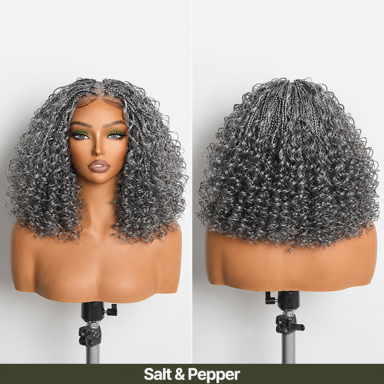 ⚠️ Hurry! 72% OFF✨13x6 HD Lace Wig Glueless Wear & Go 12” Boho Braids Water Wave Pre-Cut Lace Wig – Premium Fiber, Beginner Friendly