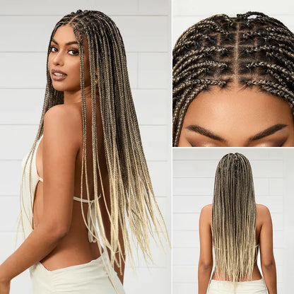 🔥Last Day: 76% Off🔥 Salon Braids HD Lace Knotless Wig