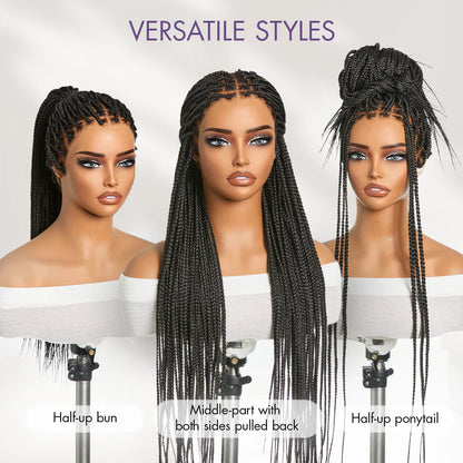 🔥Last Day: 76% Off🔥 Salon Braids HD Lace Knotless Wig