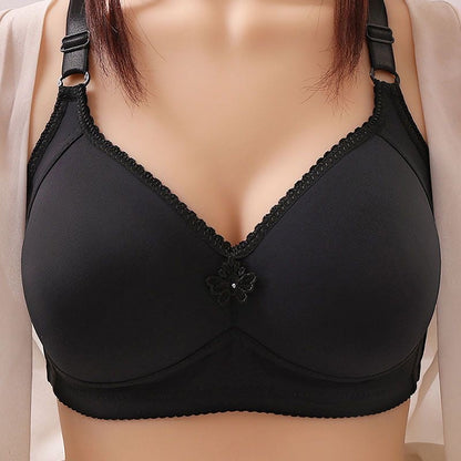 2025 NEW PLUS SIZE BRA UNDERWEAR WIRE FREE COMFORT SOFT THIN BREATHABLE