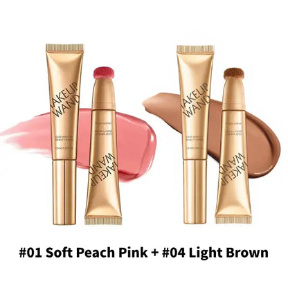 🎁LAST DAY  BUY 1 GET 1 FREE 💖Blush Wand & Contour Wand Duo1
