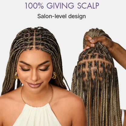🔥Last Day: 76% Off🔥 Salon Braids HD Lace Knotless Wig
