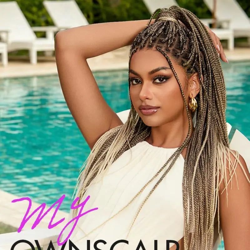🔥Last Day: 76% Off🔥 Salon Braids HD Lace Knotless Wig
