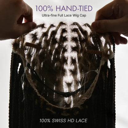 🔥Last Day: 76% Off🔥 Salon Braids HD Lace Knotless Wig