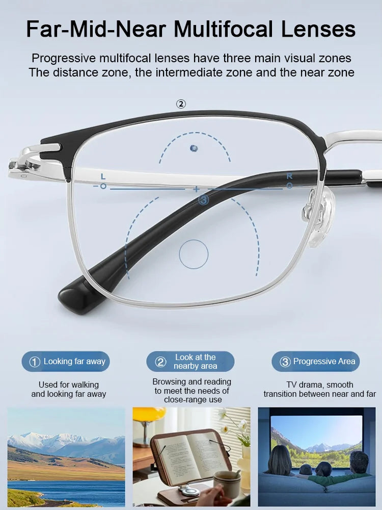 🎁Hot Sale🔥👓Ultra Light Anti Blue Presbyopic Glasses1✨