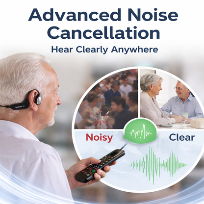 🌎Deadline today: 83% OFF! 👂🔥Advanced bone conduction smart hearing aid headphones