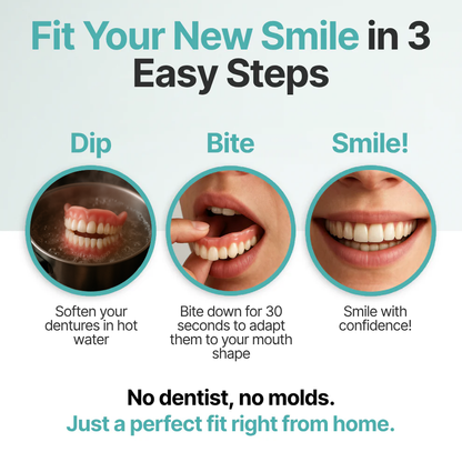 70% off! ⏰Pryxo™ Complete Dentures -- Free shipping