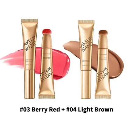 🎁LAST DAY  BUY 1 GET 1 FREE 💖Blush Wand & Contour Wand Duo1