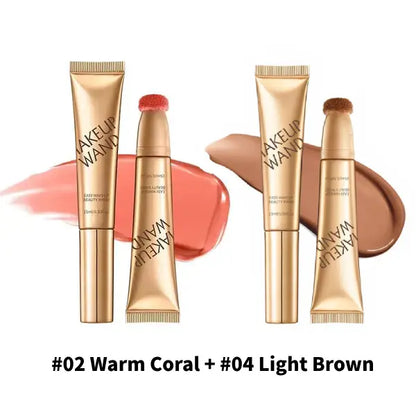 🎁LAST DAY  BUY 1 GET 1 FREE 💖Blush Wand & Contour Wand Duo2